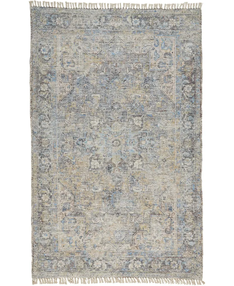 Feizy Caldwell R8802 Beige 7'6" x 9'6" Area Rug