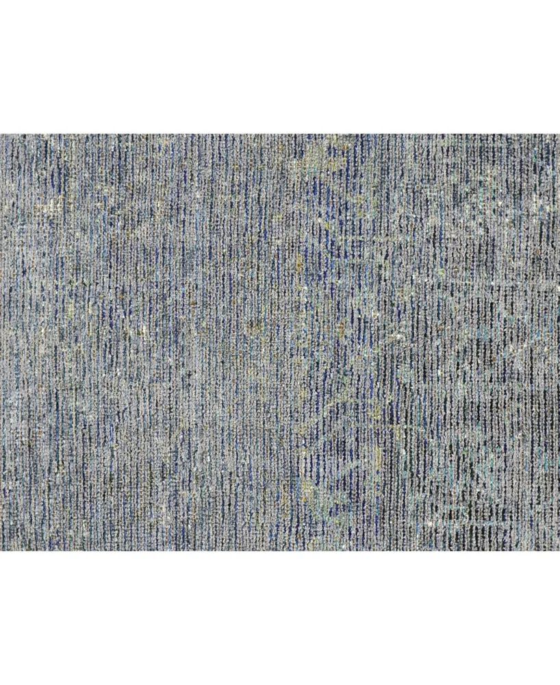 Feizy Caldwell R8803 Blue 7'6" x 9'6" Area Rug