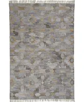 Feizy Beckett R0818 Gray 5' x 8' Area Rug