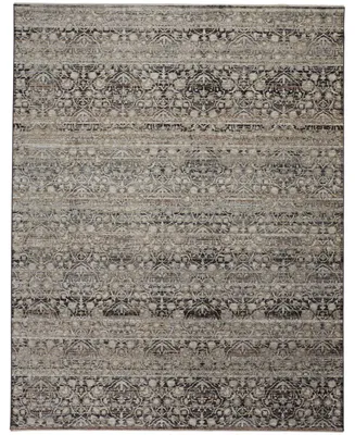 Feizy Caprio R3961 Brown 6'7" x 9'6" Area Rug