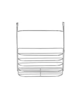 Spectrum Duo Over The Cabinet Towel Bar Basket, Medium