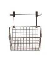 Spectrum Grid Over The Cabinet Towel Bar Medium Basket