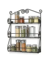 Spectrum Scroll Wall Mount 3-Tier Spice Rack