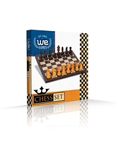 We Games Weighted Wooden Staunton Chess Set, 11.5 in. Board, 2.5 in. King