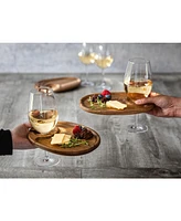 Toscana by Picnic Time Wine Appetizer Plate Set Of 4