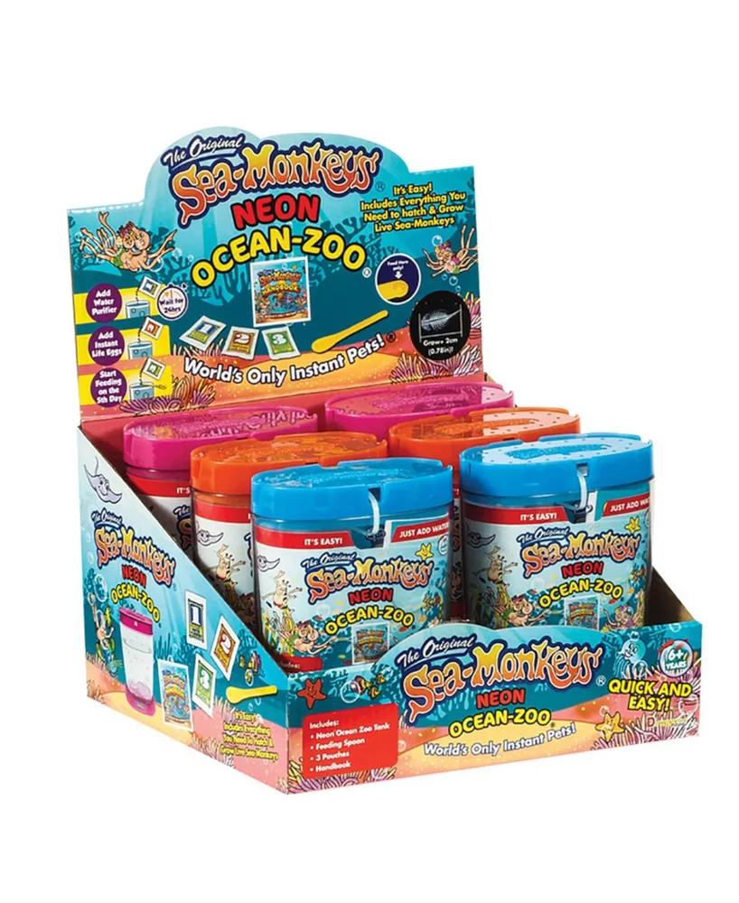 Sea Monkey's The Origianl Sea-Monkeys Neon Ocean Zoo Kit