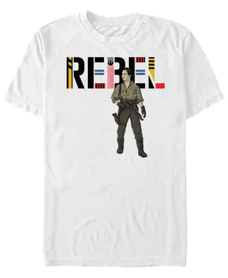 Fifth Sun Men's Star Wars The Rise of Skywalker Rebel Rose Short Sleeve T-shirt