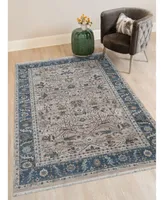 Amer Rugs Arcadia Arc-4 Beige/Navy 5' x 7'8" Area Rug