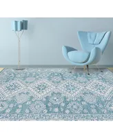 Amer Rugs Boston Bos-64 Teal 5' x 7'6" Area Rug