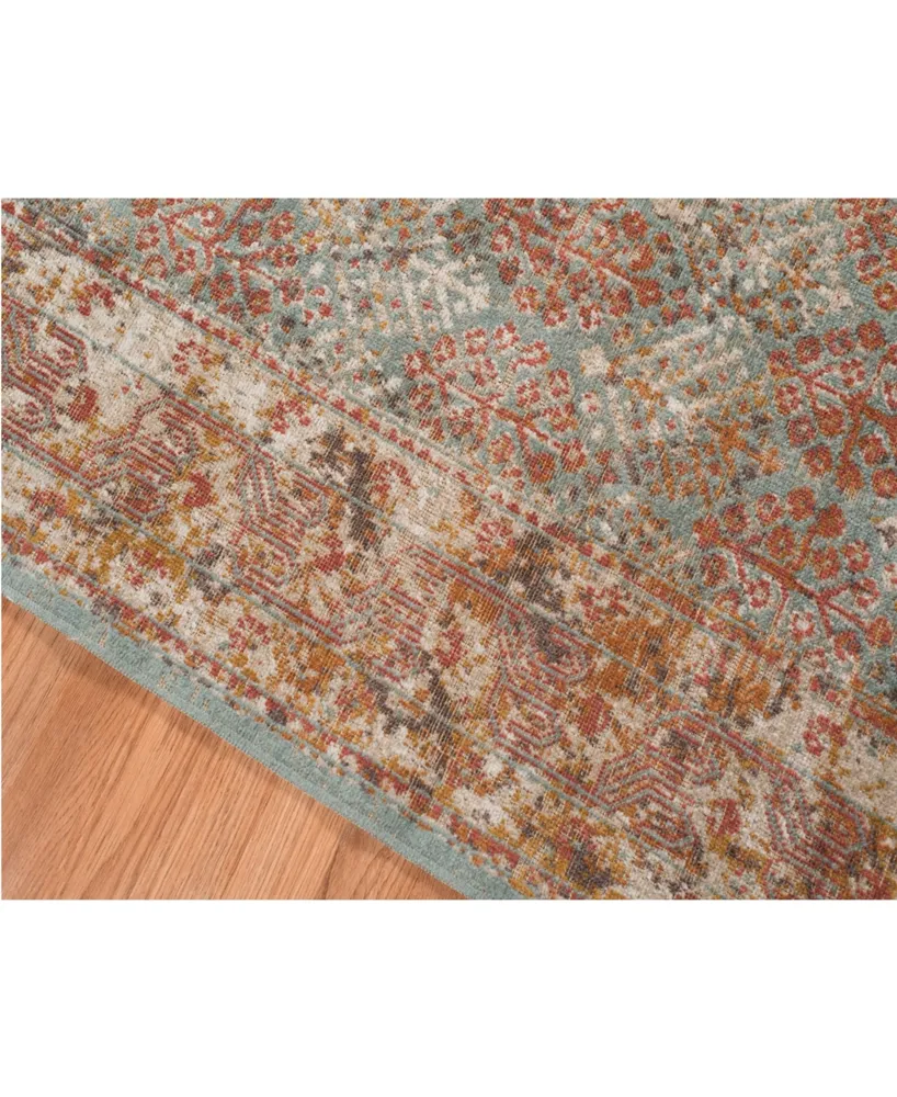 Amer Rugs Eternal Ete- Turquoise 5'7" x 7'6" Area Rug