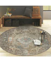 Amer Rugs Eternal Ete-11 Taupe 6'7" Round Rug