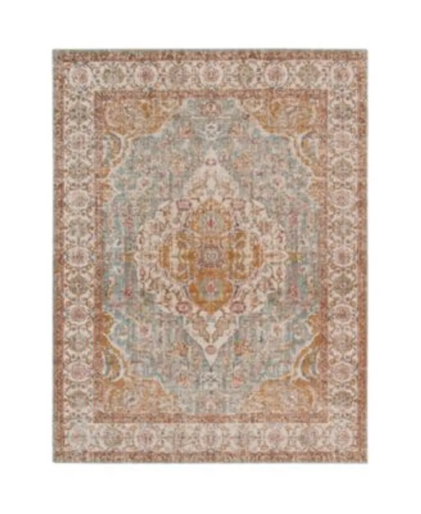 Amer Rugs Eternal Ete 3 Aqua Ivory Rug