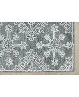 Amer Rugs Boston Bos-36 Charcoal 7'6" x 9'6" Area Rug