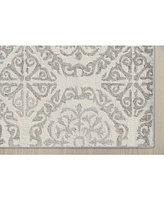 Amer Rugs Boston Bos-22 White 5' x 7'6" Area Rug