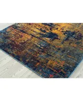 Closeout! Amer Rugs Manhattan Man-41 Orange 5'3" x 7'6" Area Rug