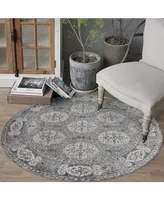 Amer Rugs Alexandria Alx-11 Walnut 6'7" Round Rug