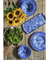 Spode Blue Room Sunflower Salad Plates, Set of 4