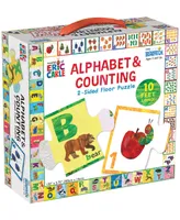 Briarpatch the World Of Eric Carle - Alphabet Counting 2-Sided Floor Puzzle