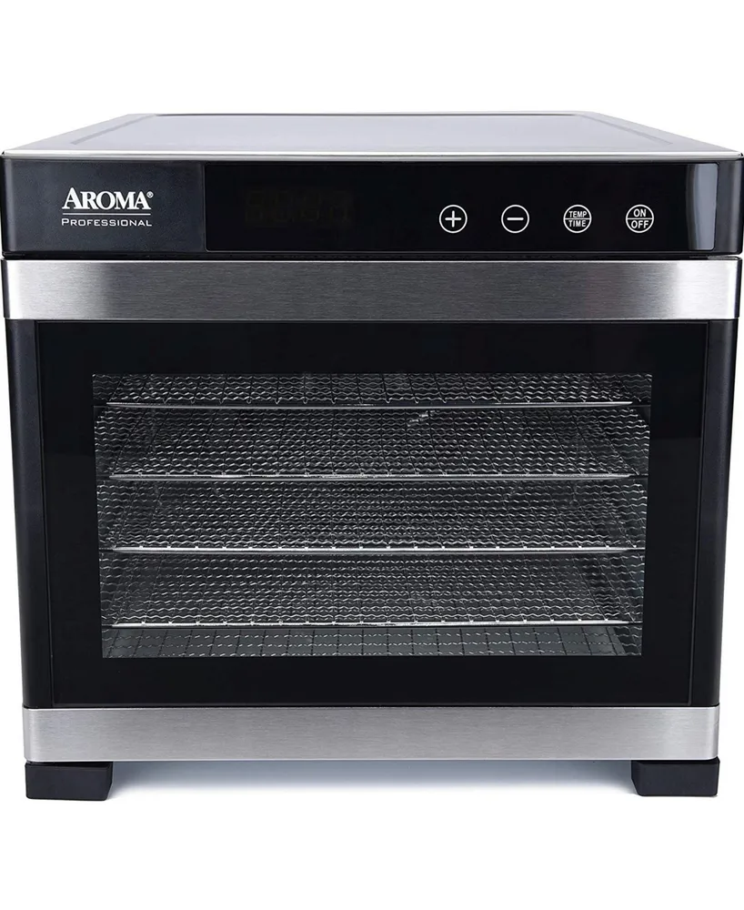 Aroma Afd-965SD 6 Tray Electric Food Dehydrator with Glass Door