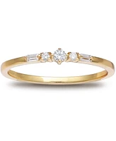 Giani Bernini Cubic Zirconia Baguette Band 18k Gold-Plated Sterling Silver, Created for Macy's