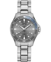 Hamilton Unisex Swiss Khaki Scuba Stainless Steel Bracelet Watch 37mm