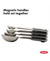 Oxo Good Grips Set of 4 Stainless Steel Magnetic Measuring Spoons