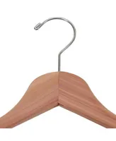 Cedar Garment Thin Hangers, Set of 12