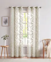 Dainty Home Rita Linen Look 76" x 84" Grommet Panel