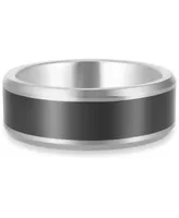 Men's Black Ceramic Band Tantalum