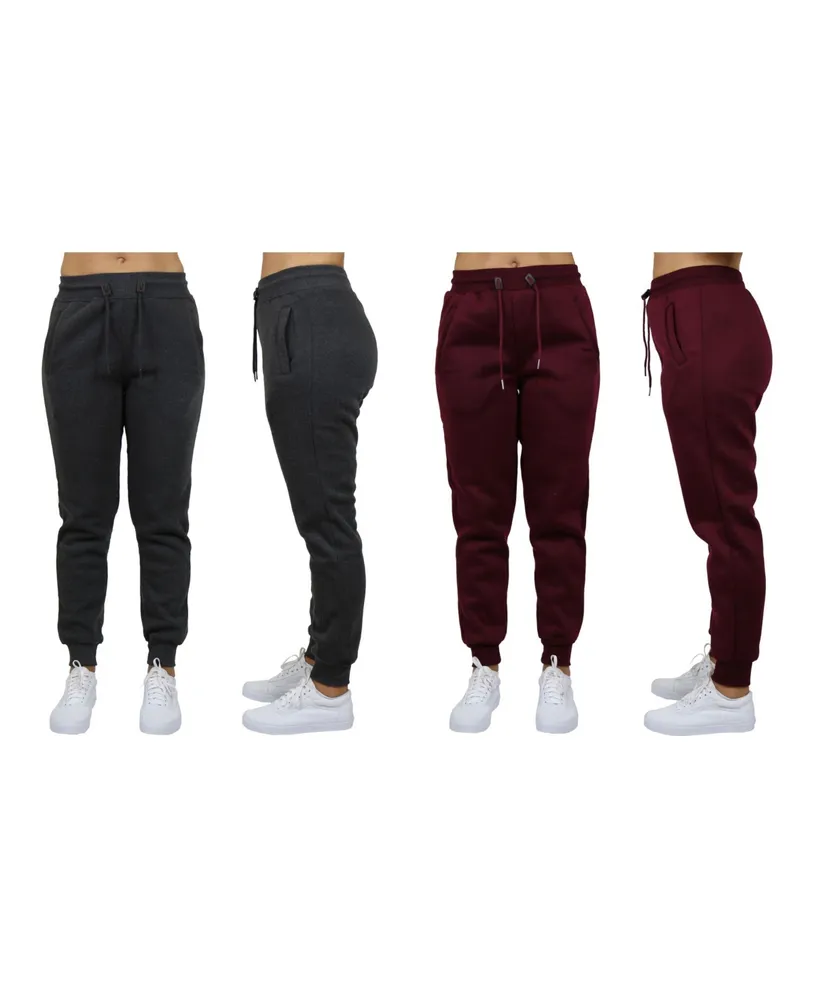 [3-Pack] Women's Loose-Fit Fleece Jogger Sweatpants