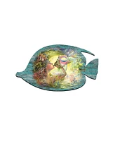 Designocracy Call of The Sea Wall Decor and Over The Door Wooden Hanger by Josephine Wall