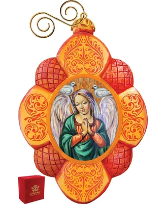 G.DeBrekht Hand Painted Virgin Mary Scenic Ornament