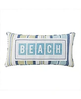 Levtex Bayport Beach Stripe Decorative Pillow, 12" x 24"