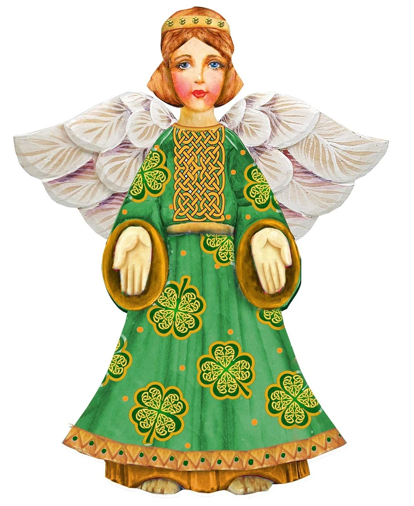 Designocracy Celtic Angel Wooden Decor