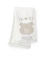 Levtex Baby Night Owl Baby Blanket, 30" x 40"