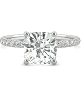 Charles & Colvard Moissanite Engagement Ring (2-5/8 ct. t.w. Dew) 14k White Gold