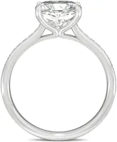 Charles & Colvard Moissanite Cushion Engagement Ring (2-5/8 ct. t.w. Dew) 14k White Gold