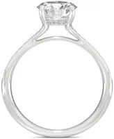 Charles & Colvard Moissanite Engagement Ring (1-5/8 ct. t.w. Dew) 14k White Gold