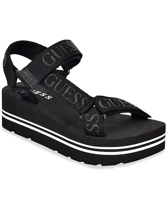 Guess Women's Avin Logo Sport Sandals