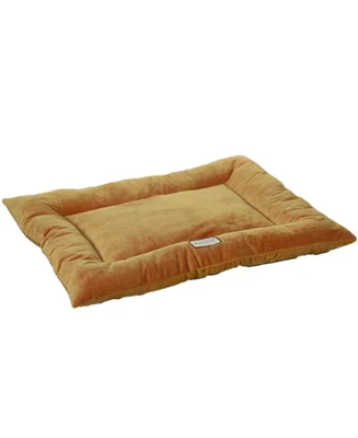Armarkat M01CZS-l Large Pet Bed Mat , Dog Crate Soft Pad With Poly Fill Cushion, Earth Brown