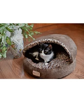 Armarkat Cuddle Cave Cat Bed With Anti Slip Bottom for Cat Kitty Puppy Animals, Cat Slipper Bed C31HKF/Bw