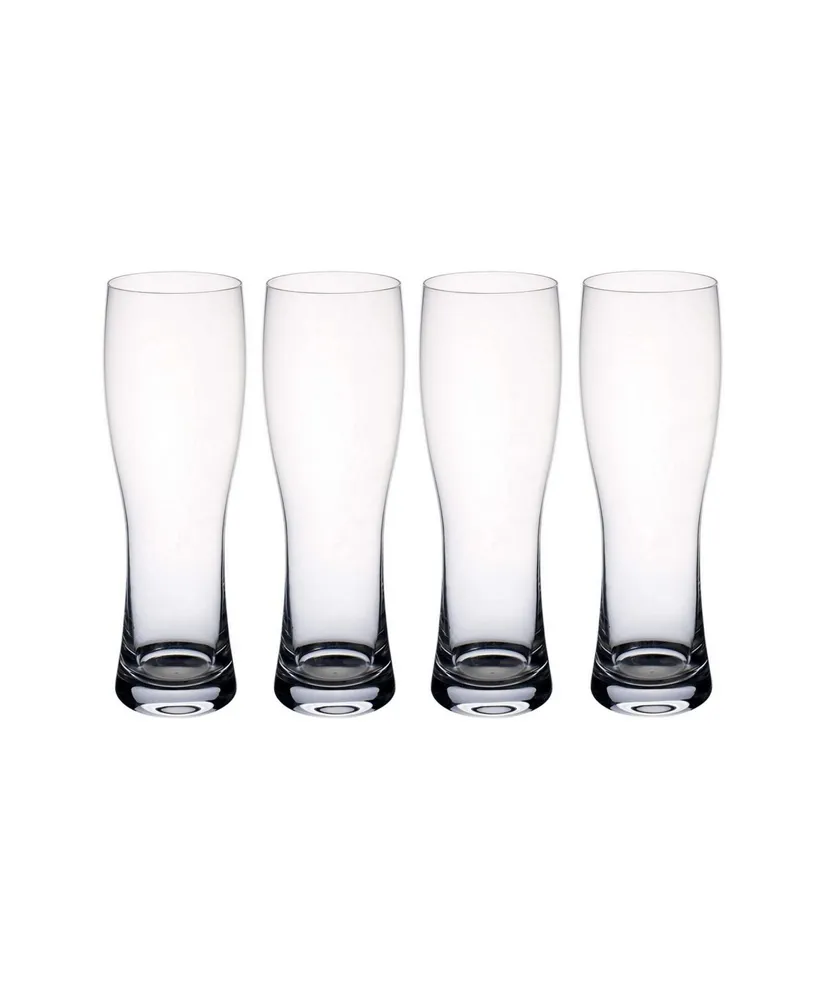 Villeroy & Boch Purismo Wheat Beer Pilsner Glass, Set of 4