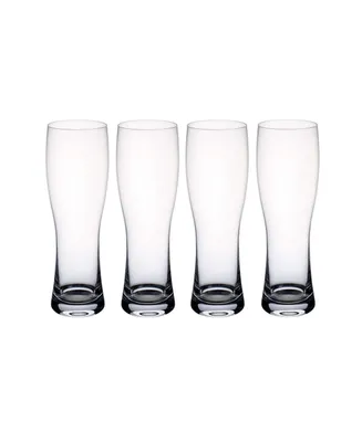 Villeroy & Boch Purismo Wheat Beer Pilsner Glass, Set of 4