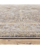 Oriental Weavers Maharaja 40M Beige and Gray 7'10" x 10'10" Area Rug