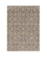 Jhb Designs Kumar Kum09 Gray and Tan 7'10" x 10'10" Area Rug