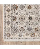 Jhb Designs Kumar Kum04 Ivory and Gold 3'3" x 5' Area Rug