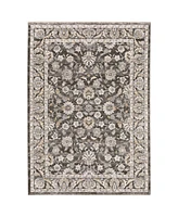 Oriental Weavers Maharaja 70E Gray and Ivory 3'3" x 5' Area Rug