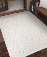 Edgewater Living Bourne Blur Damask Neutral Rug