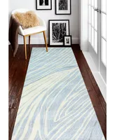 Bb Rugs Downtown Tud-04 Mist 2'6" x 8' Runner Rug