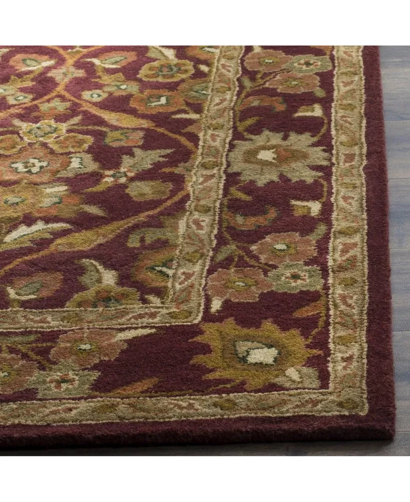 Safavieh Antiquity At51 Wine and Gold 3' x 5' Area Rug